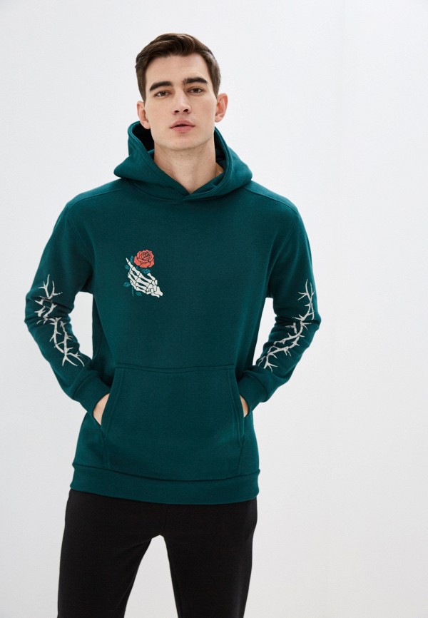 

Худи Befree, Бирюзовый, Befree BE031EMHYJK5