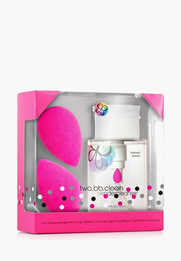 

Спонж для макияжа beautyblender, original и очищающий гель Blendercleanser 150 мл, Розовый