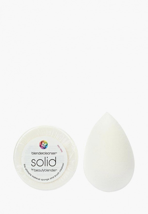 

Спонж для макияжа beautyblender, pure и мини мыло для очистки Solid Blendercleanser, Белый