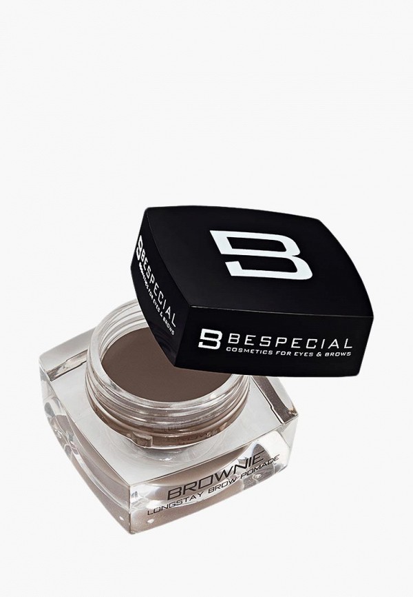 

Помада для бровей Bespecial, Коричневый, Стойкие Brownie (Truffle Cream 10), 4 г