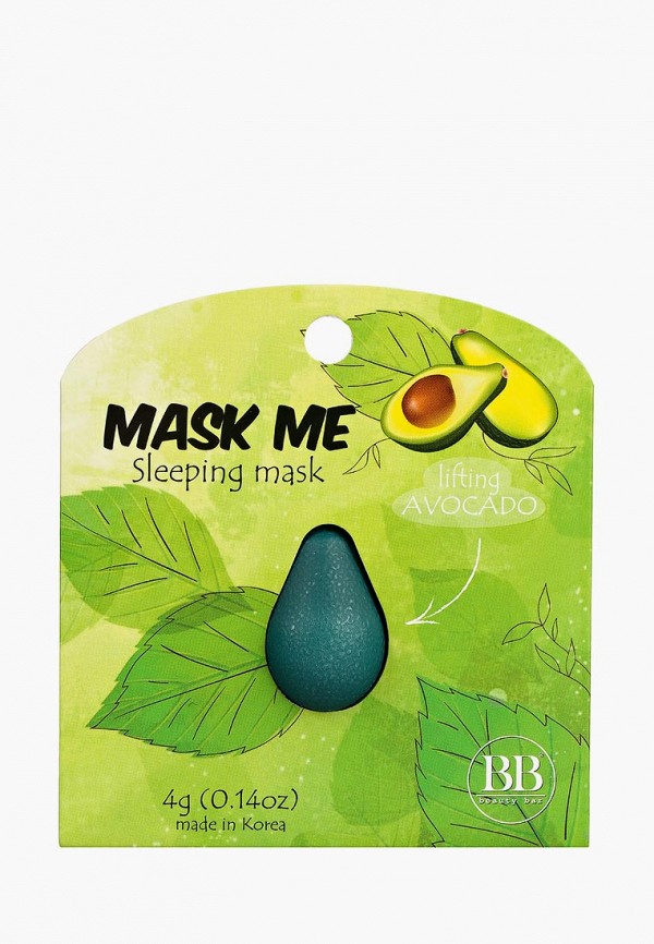 

Маска для лица Beauty Bar, Зеленый, подтягивающая, с экстрактом авокадо