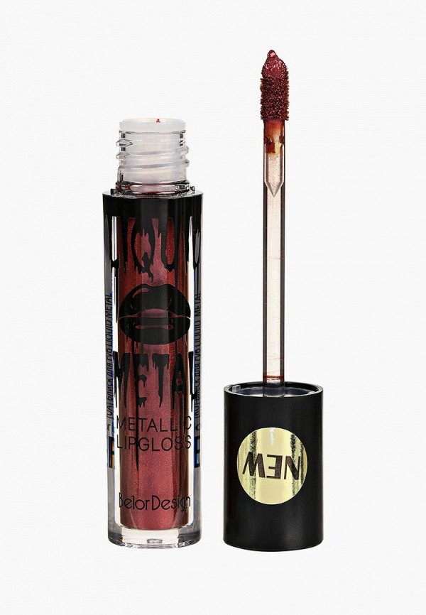

Блеск для губ BelorDesign, Бордовый, Liquid Metal т.3 ягодный перламутровый, 4,6 г