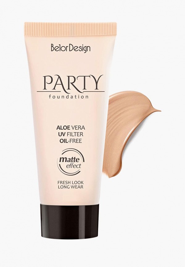 

Тональное средство BelorDesign, Бежевый, PARTY, тон 7 бежевый, 42 г