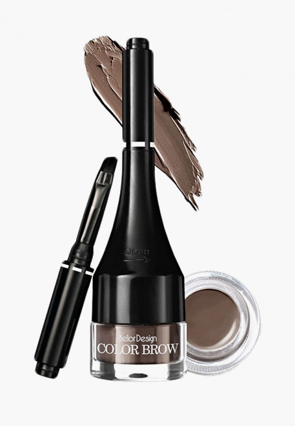 

Подводка для бровей BelorDesign, Коричневый, Color Brow, тон 3 коричневый