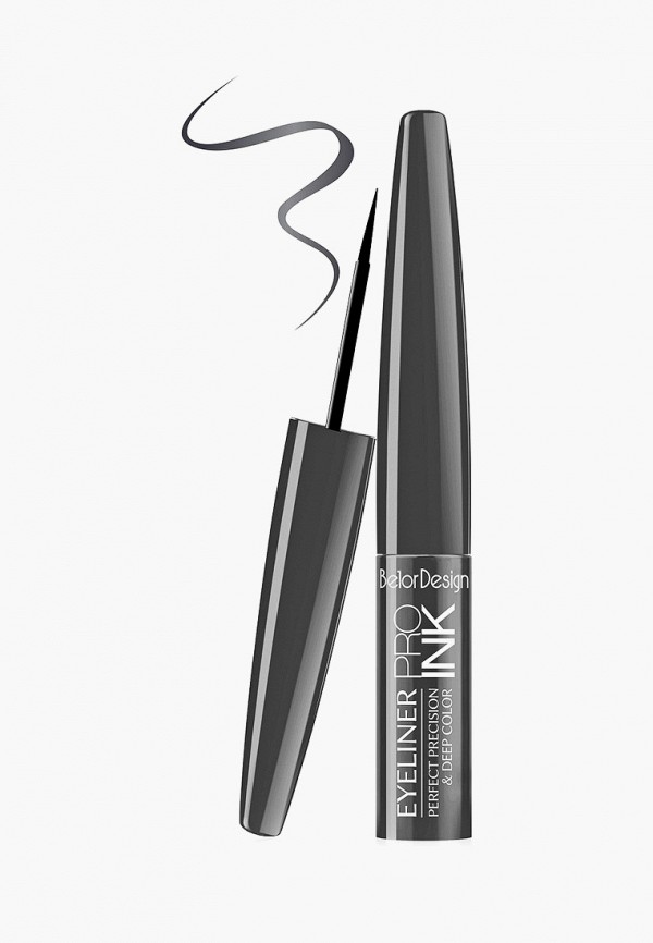 

Подводка для глаз BelorDesign, Серебряный, PRO INK, металлик, 3,5 г