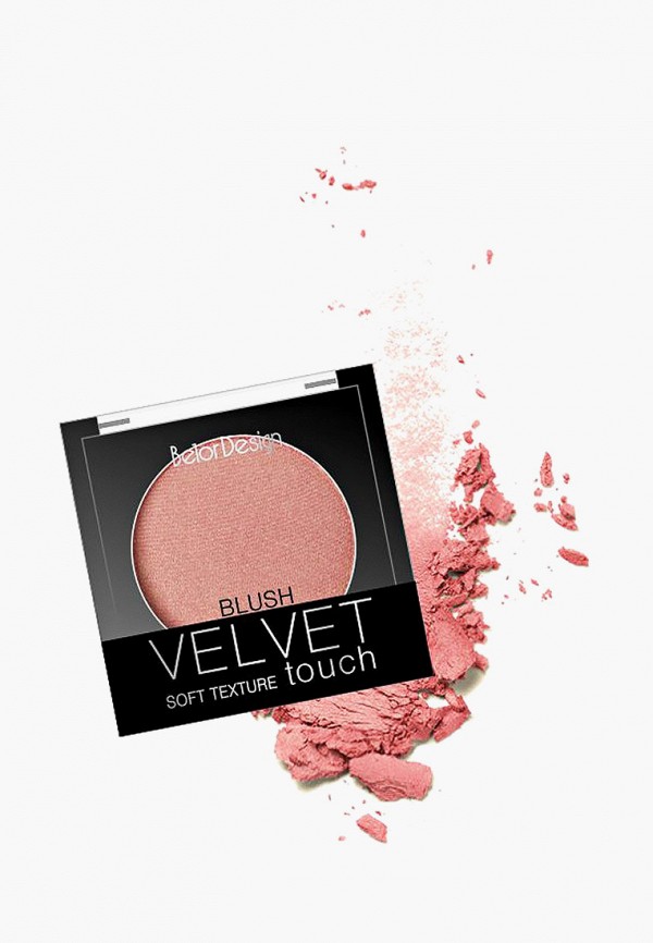 

Румяна BelorDesign, Розовый, Velvet Touch, 101 нежный персик, 3,6 г