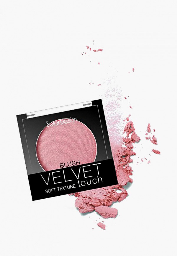 

Румяна BelorDesign, Розовый, Velvet Touch, 105 бархатная роза, 3,6 г
