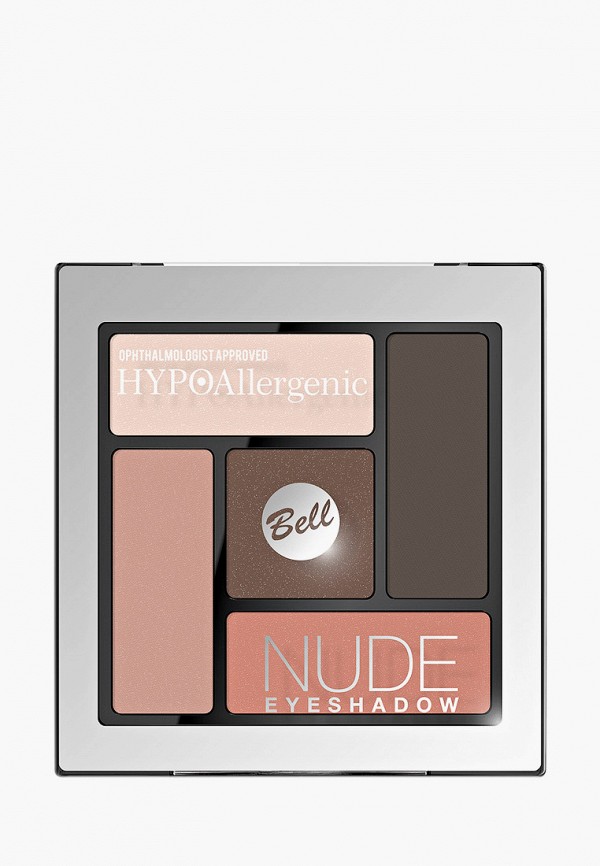 

Тени для век Bell, Разноцветный, Сатиново-кремовые Nude Eyeshadow Гипоаллергенные Тон 03