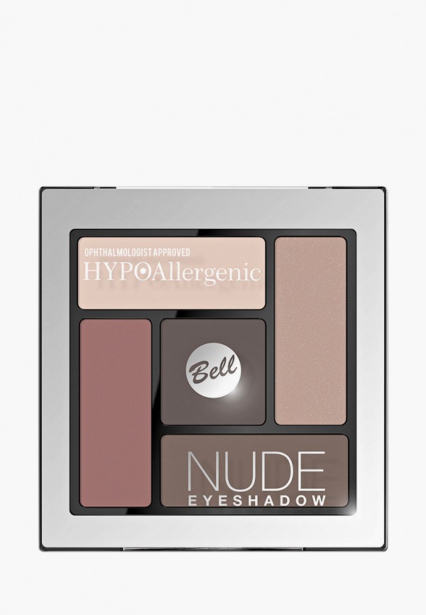

Тени для век Bell, Разноцветный, Сатиново-кремовые Nude Eyeshadow Гипоаллергенные Тон 01