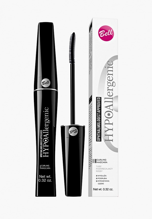 

Тушь для ресниц Bell, Черный, Подкручивающая Curling Mascara Гипоаллергенная Тон 01