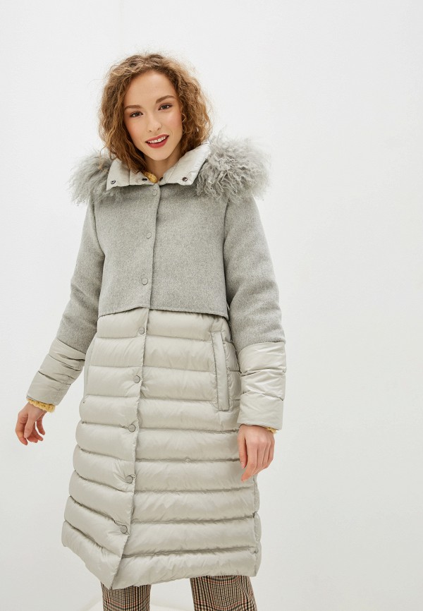 

Пуховик Beatrice.B, Beatrice.B BE093EWGGMB9, Серый