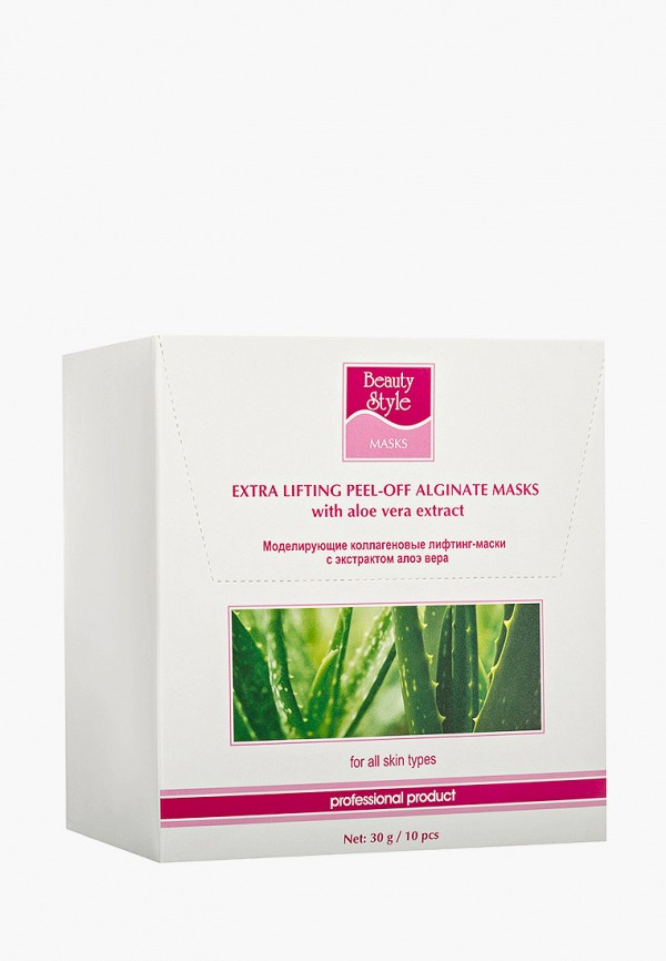 

Маска для лица Beauty Style, Белый, с экстрактом Алоэ Вера,30 гр