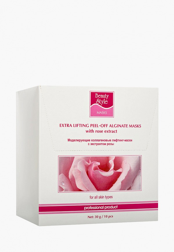 

Маска для лица Beauty Style, Белый, с экстрактом розы, 30 гр