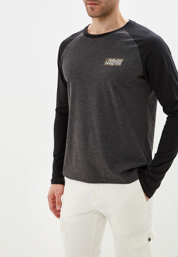

Лонгслив Billabong, Серый, SUPER 8 LS TEE