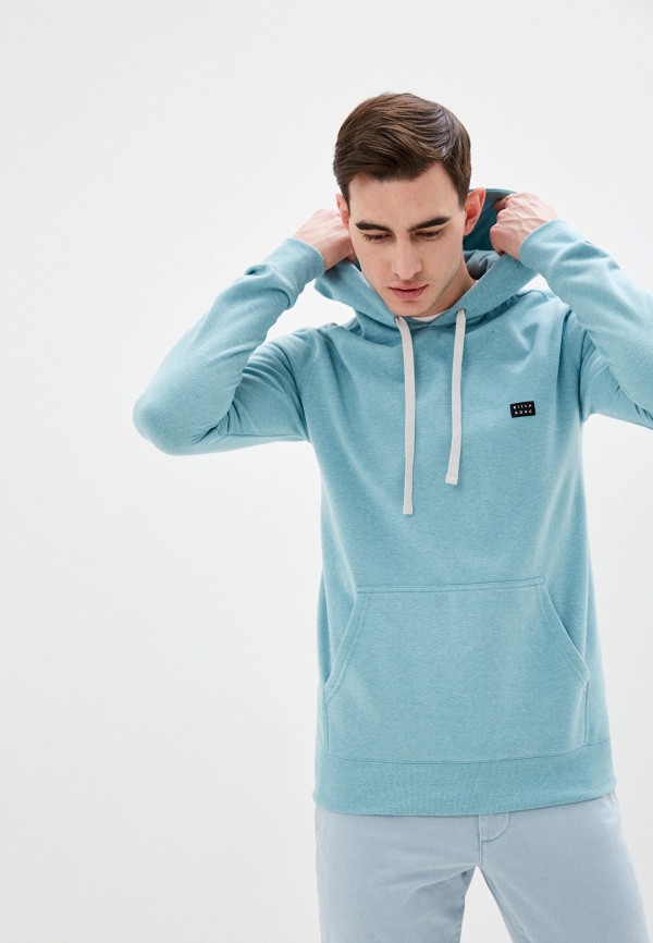 

Футболка спортивная Billabong, Голубой, ALL DAY PO HDY