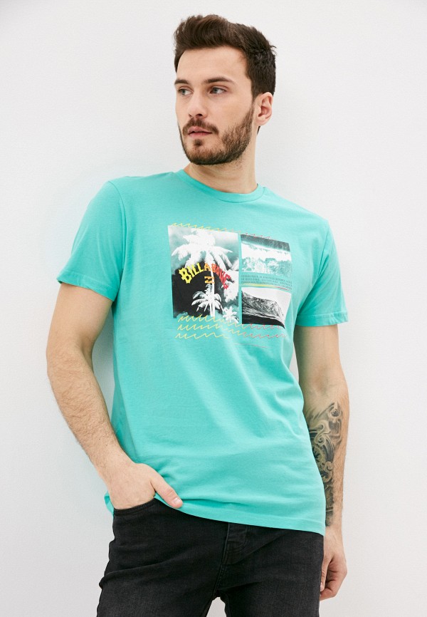 

Футболка Billabong, Бирюзовый, CRASH TEE SS