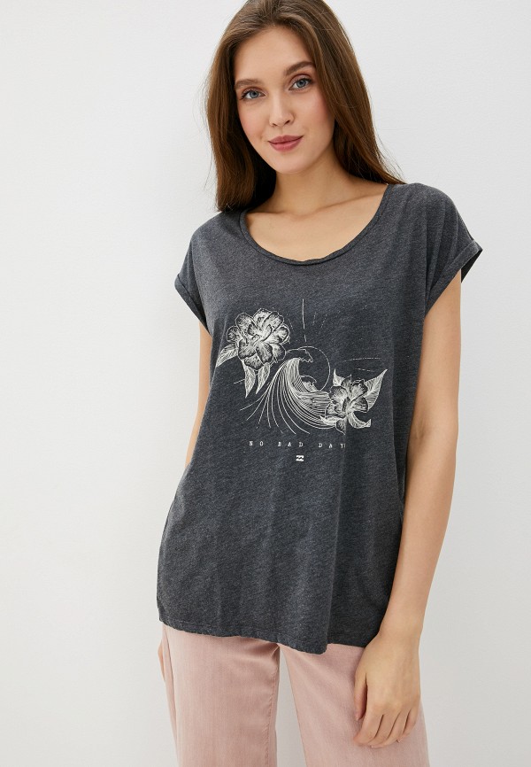 

Футболка спортивная Billabong, Серый, ALL NIGHT TEE