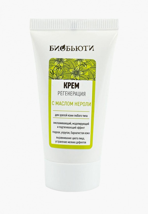 

Крем для лица БиоБьюти, Белый, “Регенерация” с маслом нероли.