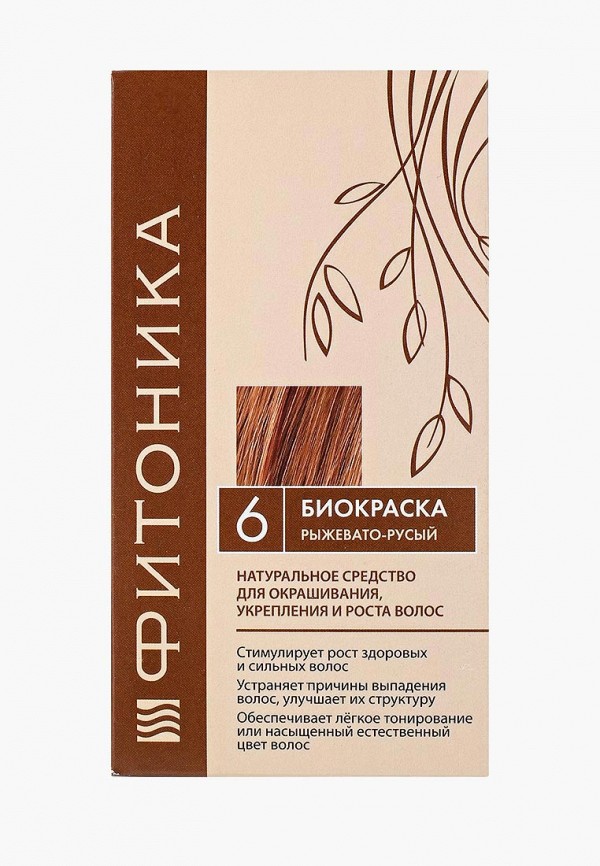 

Краска для волос БиоБьюти, Фитоника №6 рыжевато-русый, 30 г