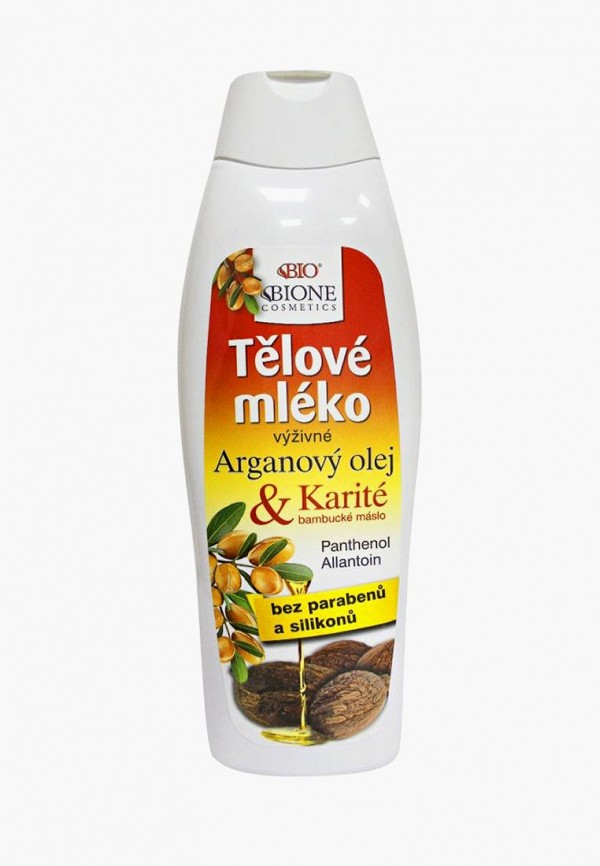

Молочко для тела Bione Cosmetics, с Аргановым маслом и маслом ши, 500 мл, Белый
