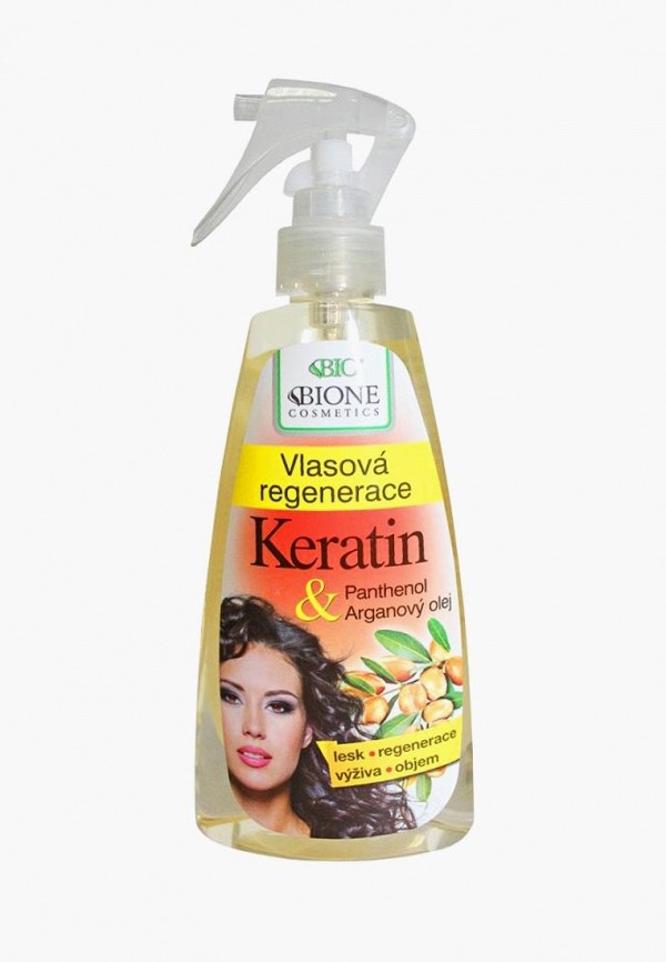 

Спрей для волос Bione Cosmetics, Регенерирующий с Аргановым маслом, 260 мл, Прозрачный