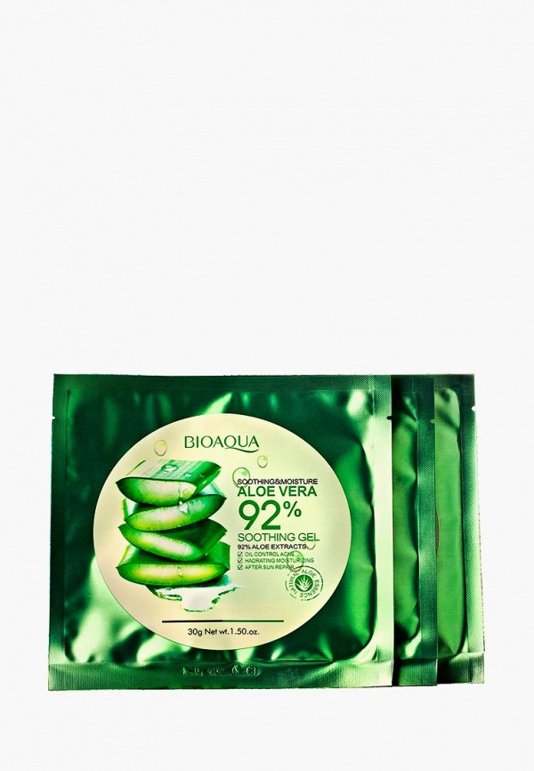 

Маска для лица Bioaqua, Прозрачный, Увлажняющая Aloe Vera 30 гр
