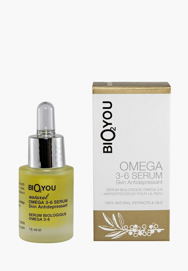 

Сыворотка для лица Bio2you, Прозрачный, Омега 3-6, антидепрессант для кожи, 15 мл