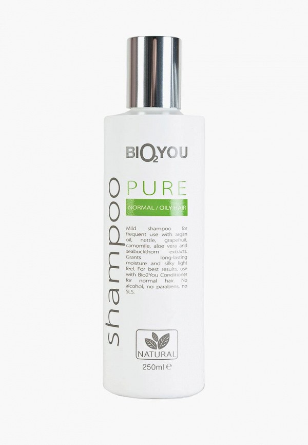 

Шампунь Bio2you, Прозрачный, PURE, 250 мл