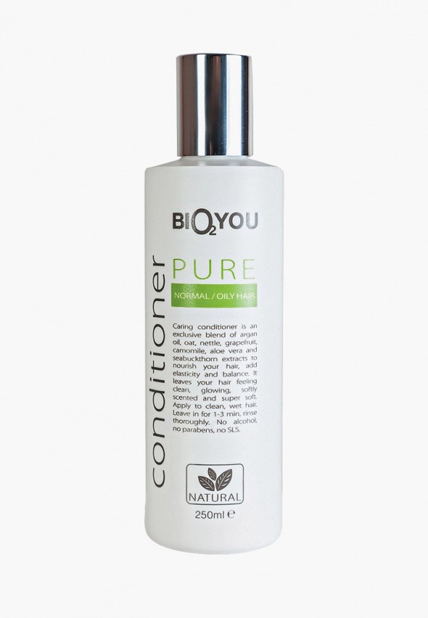 

Кондиционер для волос Bio2you, Прозрачный, PURE, 250 мл