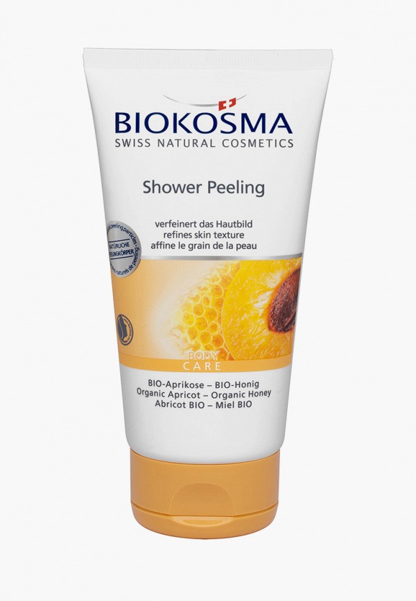 

Скраб для тела Biokosma, Прозрачный, "БИО АБРИКОС - БИО МЁД", 150 мл
