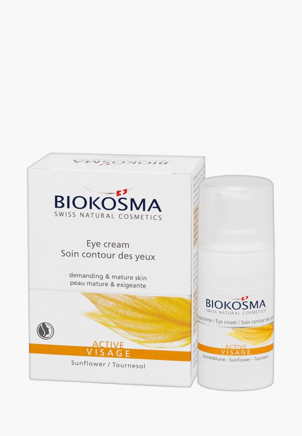 

Крем для кожи вокруг глаз Biokosma, Прозрачный, "АКТИВ", 15 мл