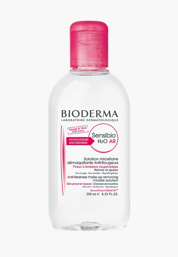 

Мицеллярная вода Bioderma, Прозрачный, Сенсибио Н2О, 250 мл
