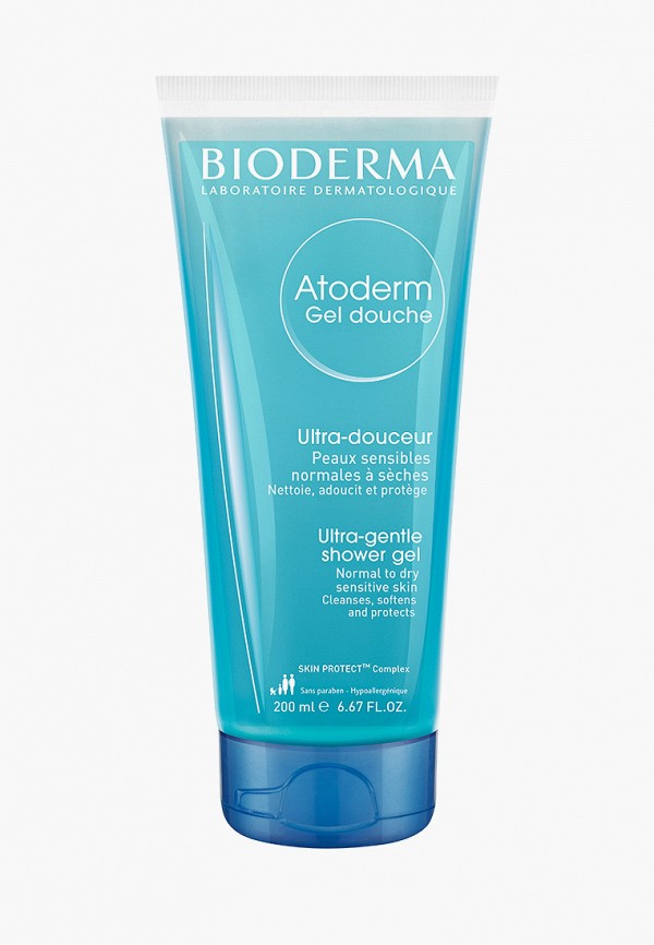 

Гель для душа Bioderma, Прозрачный, Атодерм, 200 мл