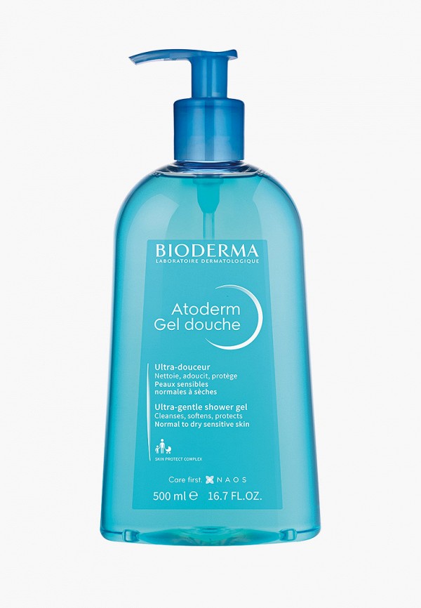 

Гель для душа Bioderma, Прозрачный, Атодерм, 500 мл