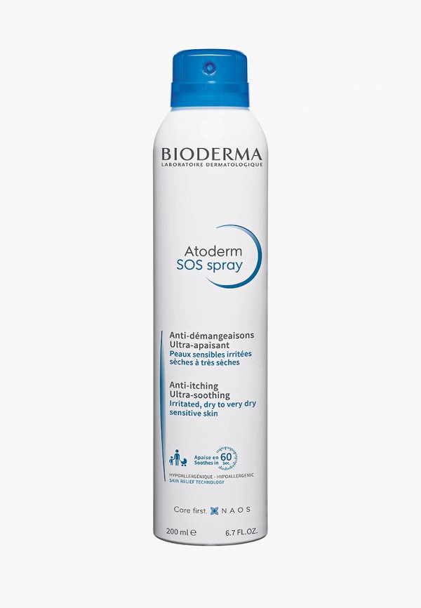 

Спрей для тела Bioderma, Прозрачный, Атодерм SOS, 200 мл
