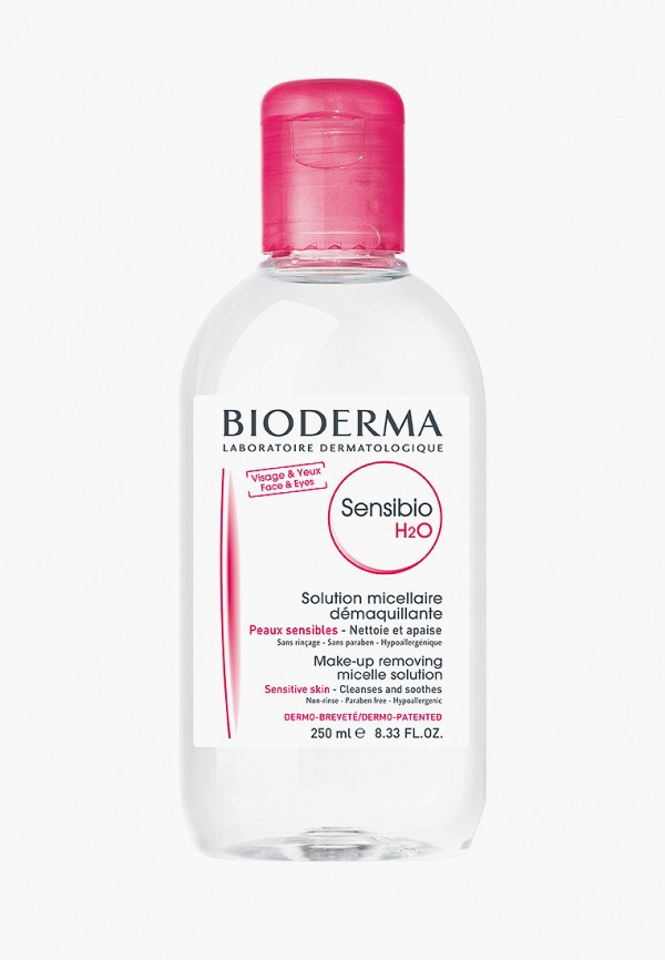 

Мицеллярная вода Bioderma, Прозрачный, Сенсибио Н2О, 250 мл
