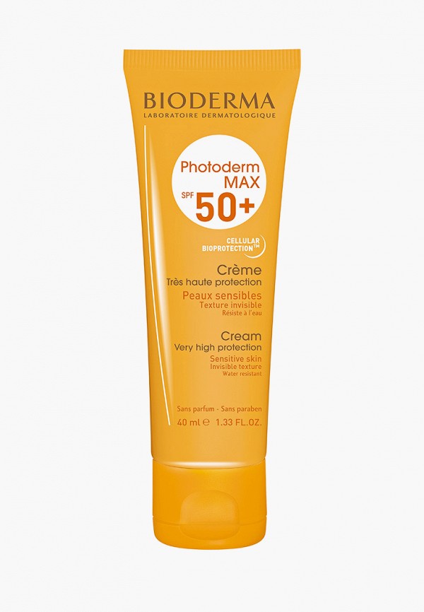 

Крем солнцезащитный Bioderma, Белый, Фотодерм MAX SPF 50+, 40 мл