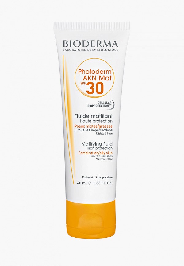 

Крем солнцезащитный Bioderma, Белый, Фотодерм AKN SPF 30, 40 мл