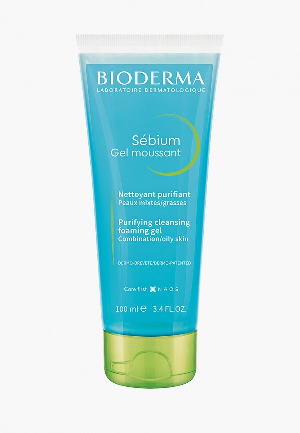 

Гель для умывания Bioderma, Прозрачный, Себиум Очищающий гель, 100 мл