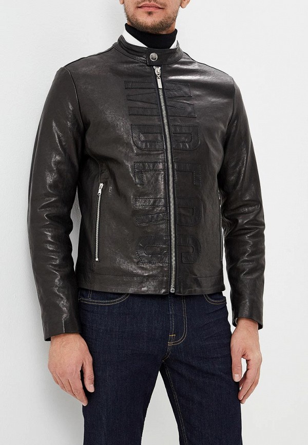 

Куртка кожаная Bikkembergs, Bikkembergs BI535EMCEEY9, Черный
