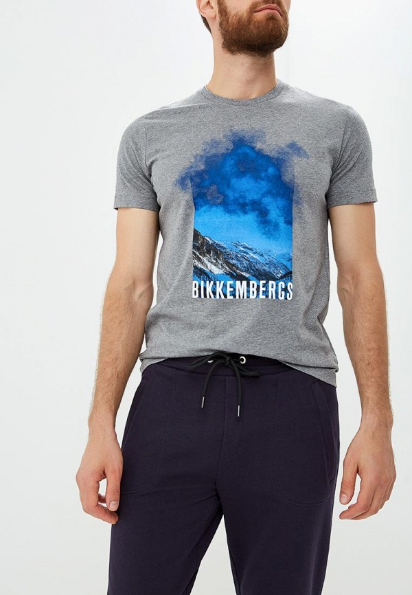 

Футболка Bikkembergs, Серый