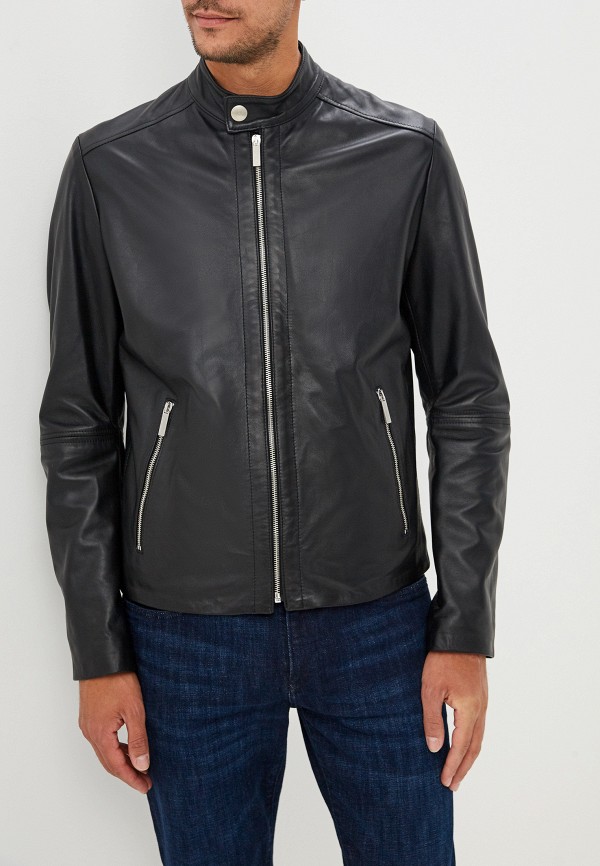 

Куртка кожаная Bikkembergs, Черный