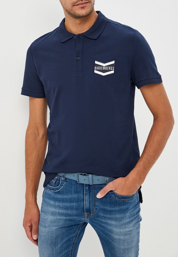 

Поло Bikkembergs, Bikkembergs BI535EMEKQS4, Синий