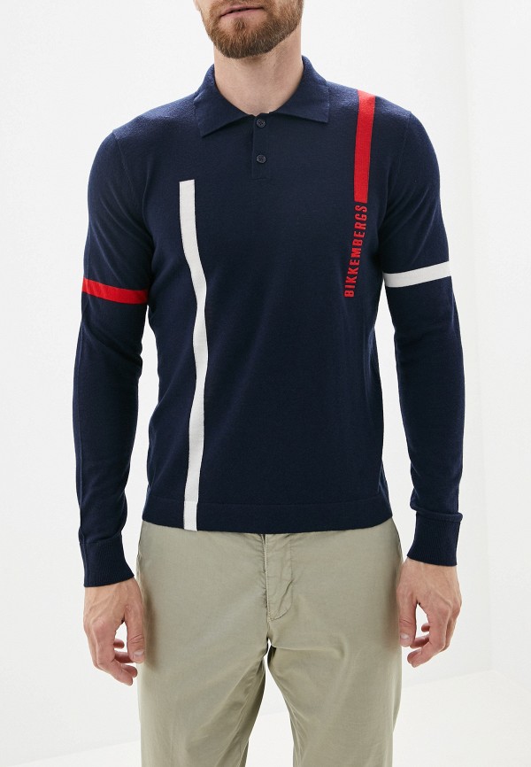 

Поло Bikkembergs, Синий, Bikkembergs BI535EMFJOQ2