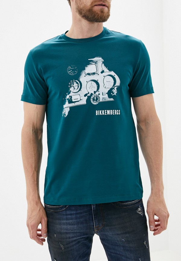 

Футболка Bikkembergs, Зеленый