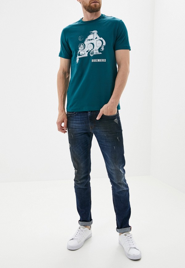 

Футболка Bikkembergs, Зеленый