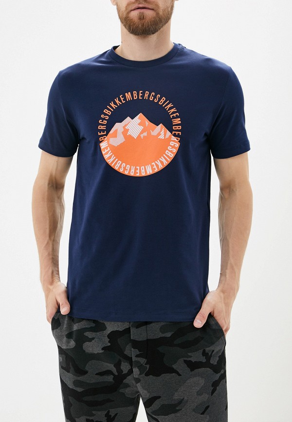 

Футболка Bikkembergs, Синий, Bikkembergs BI535EMFJOT4