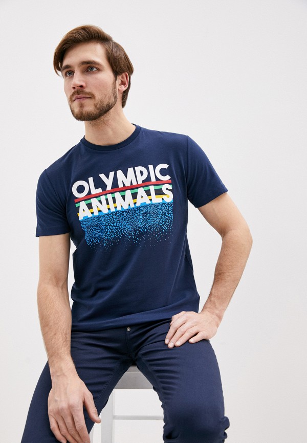 

Футболка Bikkembergs, Синий, Bikkembergs BI535EMHKBL0