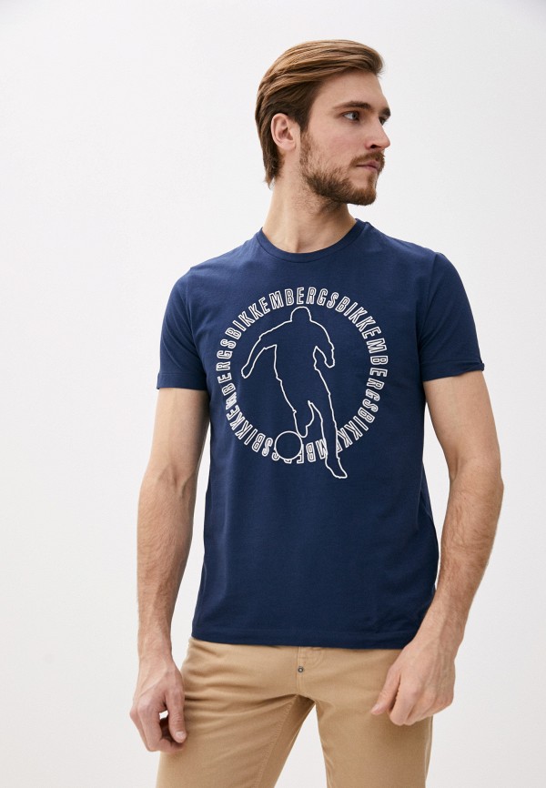 

Футболка Bikkembergs, Синий, Bikkembergs BI535EMHKBL2