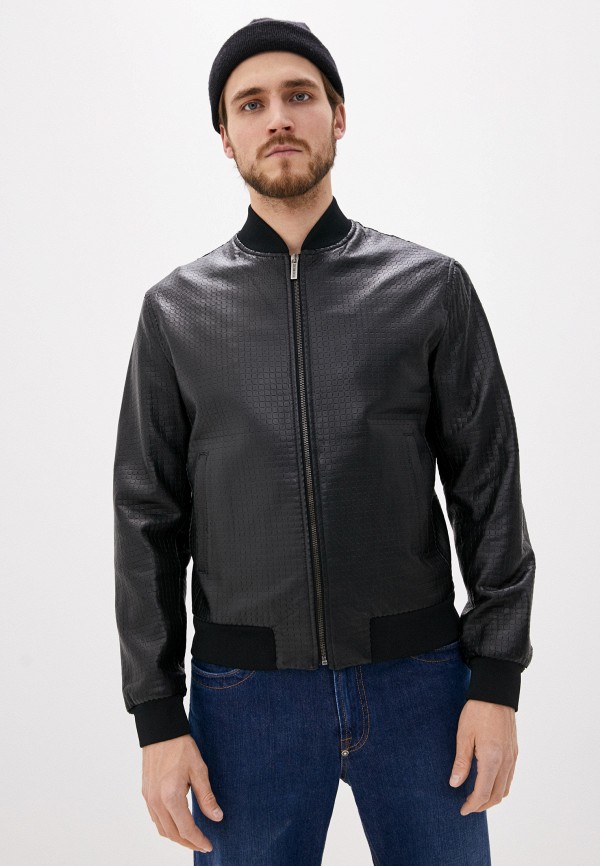 

Куртка кожаная Bikkembergs, Черный